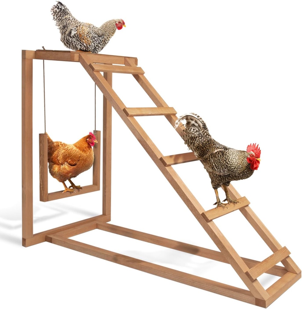 Speeltuig voor kippen