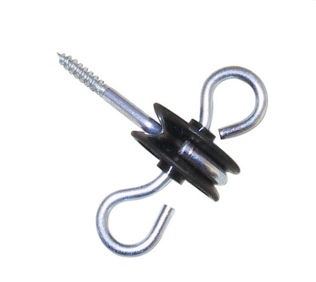 Poortgreepanker verzinkt met 2 ogen, zakje 10 stuks, Göbel