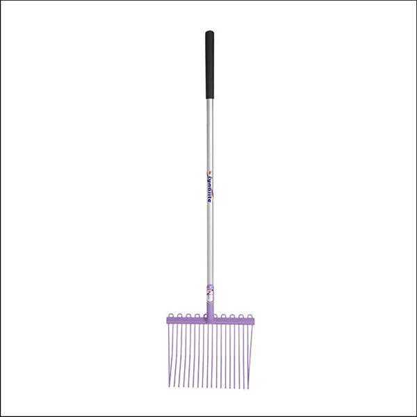 Fynalite metalen krollenvork met alu steel purple