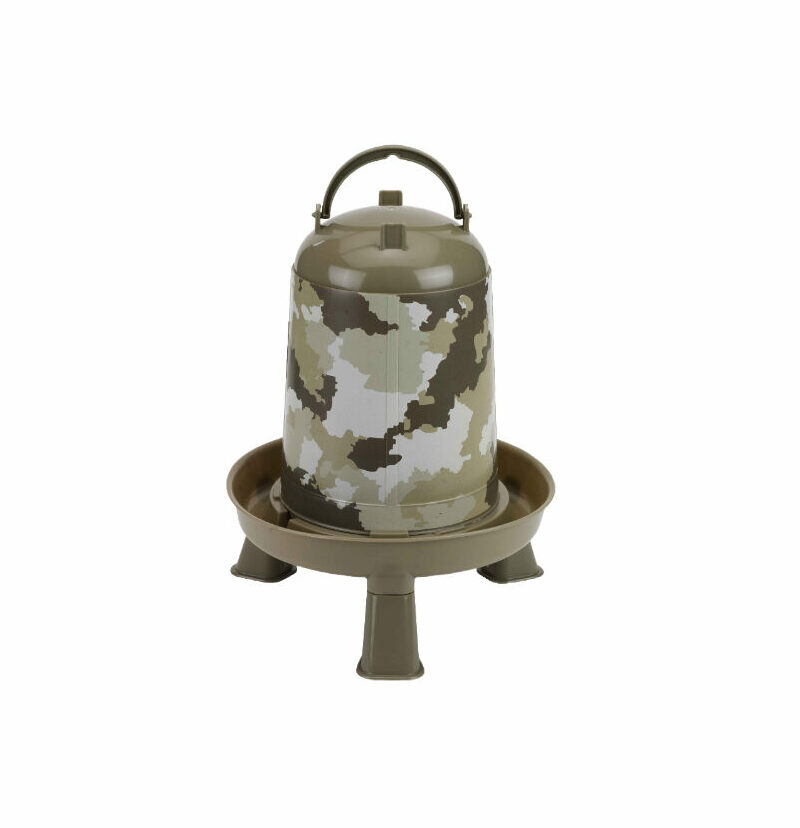 Eco chicken drinker with legs camouflage 5 L