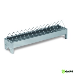 [11320] Mangeoire métalique poussins grille étroite 50 cm