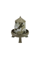 [11388] Plastic poultry feeder with legs camouflage 2 kg