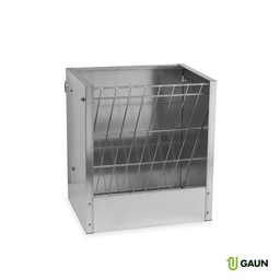 Râtelier à foin avec paroi arrière